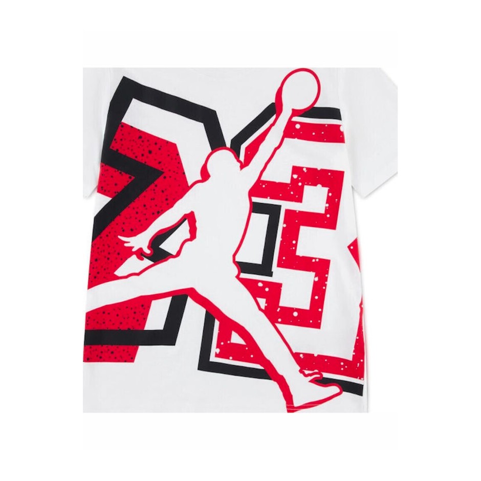 Kids' T-Shirt White - Jordan Splatter