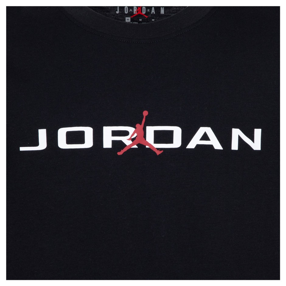 Παιδική Κοντομάνικη Μπλούζα Μαύρη - Jordan Air