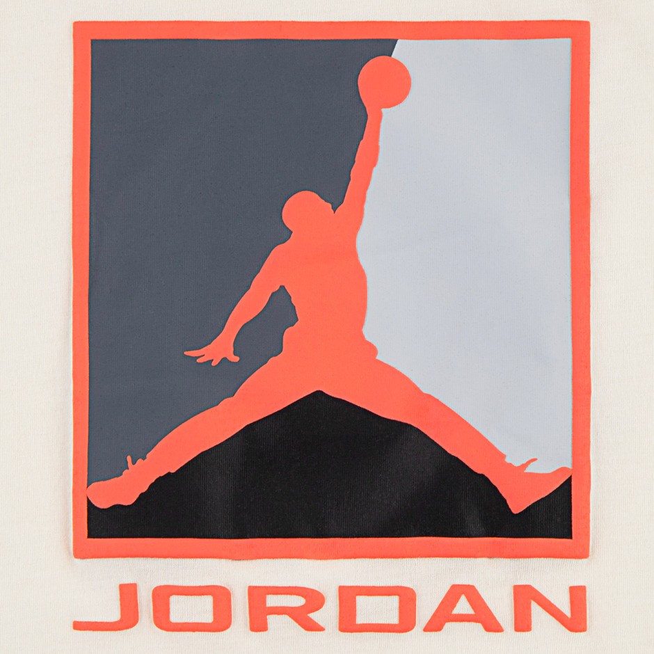 Παιδική Κοντομάνικη Μπλούζα Εκρού - Jordan Essentials Baseline