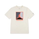 Παιδική Κοντομάνικη Μπλούζα Εκρού - Jordan Essentials Baseline Εικόνα 