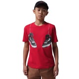 Kids' T-Shirt Red - Jordan AJ3 Shoe Strings  Image 
