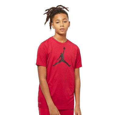 Παιδική Κοντομάνικη Μπλούζα Κόκκινη - Jordan Jumpman Logo
