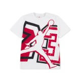 Kids' T-Shirt White - Jordan Splatter Image 