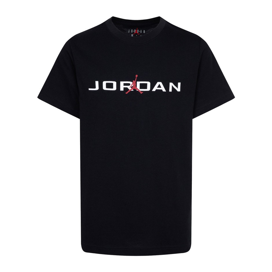 Παιδική Κοντομάνικη Μπλούζα Μαύρη - Jordan Air