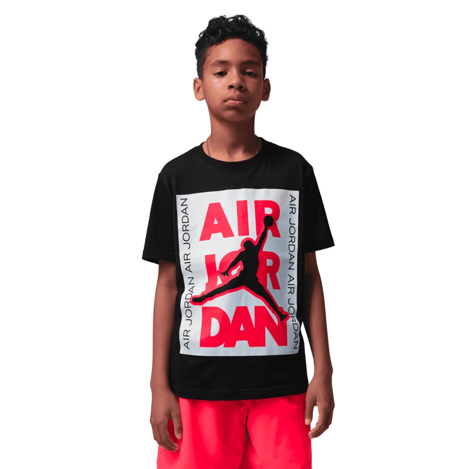 Kids' T-Shirt Black - Jordan City