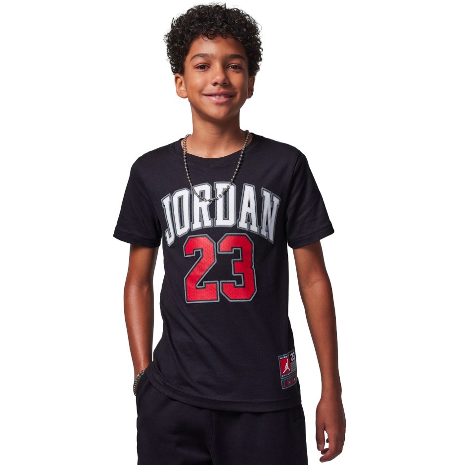 Παιδική Κοντομάνικη Μπλούζα Μαύρη - Jordan Practice Flight