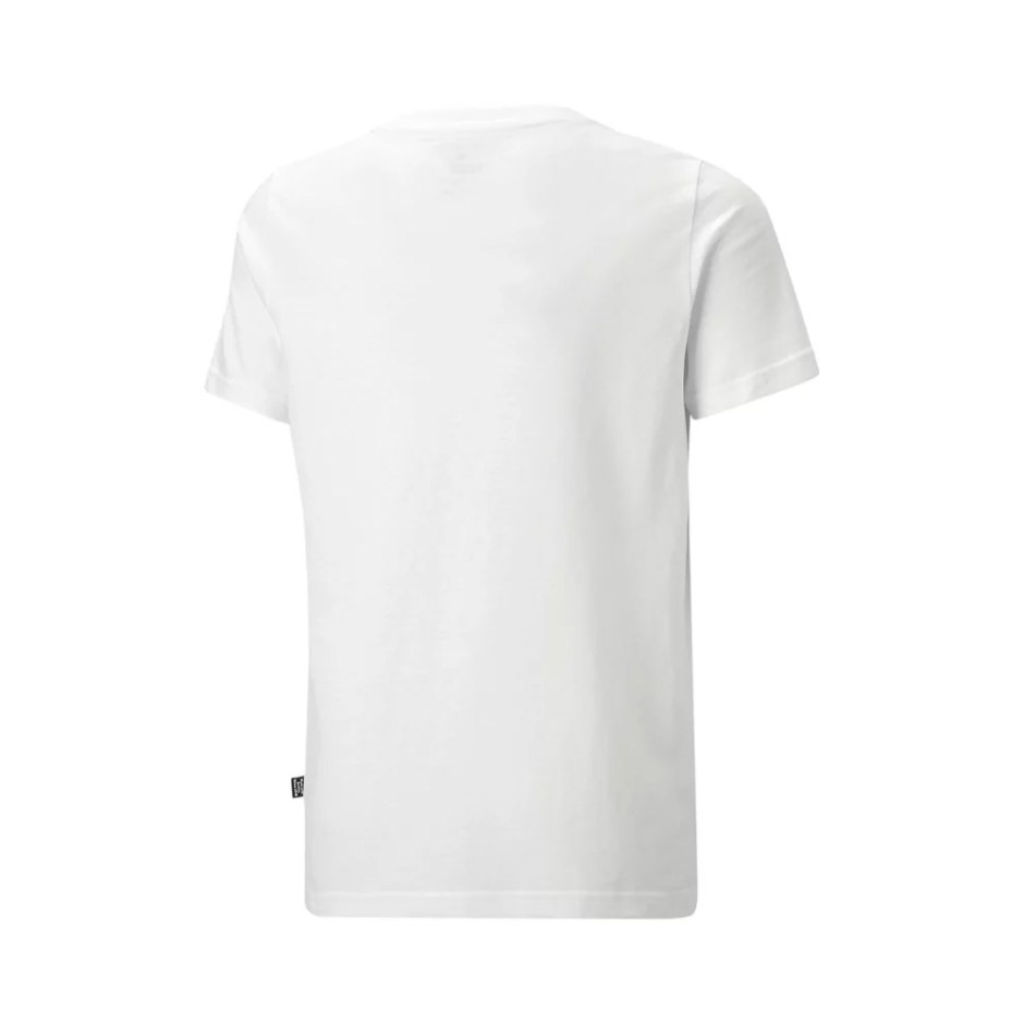 PUMA ESSENTIALS+ LOVE IS LOVE TEE B Λευκό