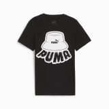 PUMA ESS+ MID 90S GRAPHIC TEE B 679720-01 Black Image 2