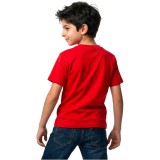 Kids' T-Shirt Red - PUMA Graphic Grid Image 0