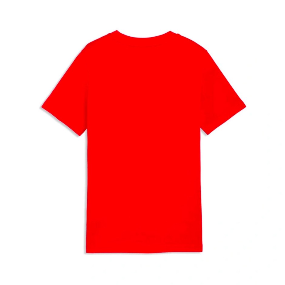 Kids' T-Shirt Red - PUMA Graphic Grid