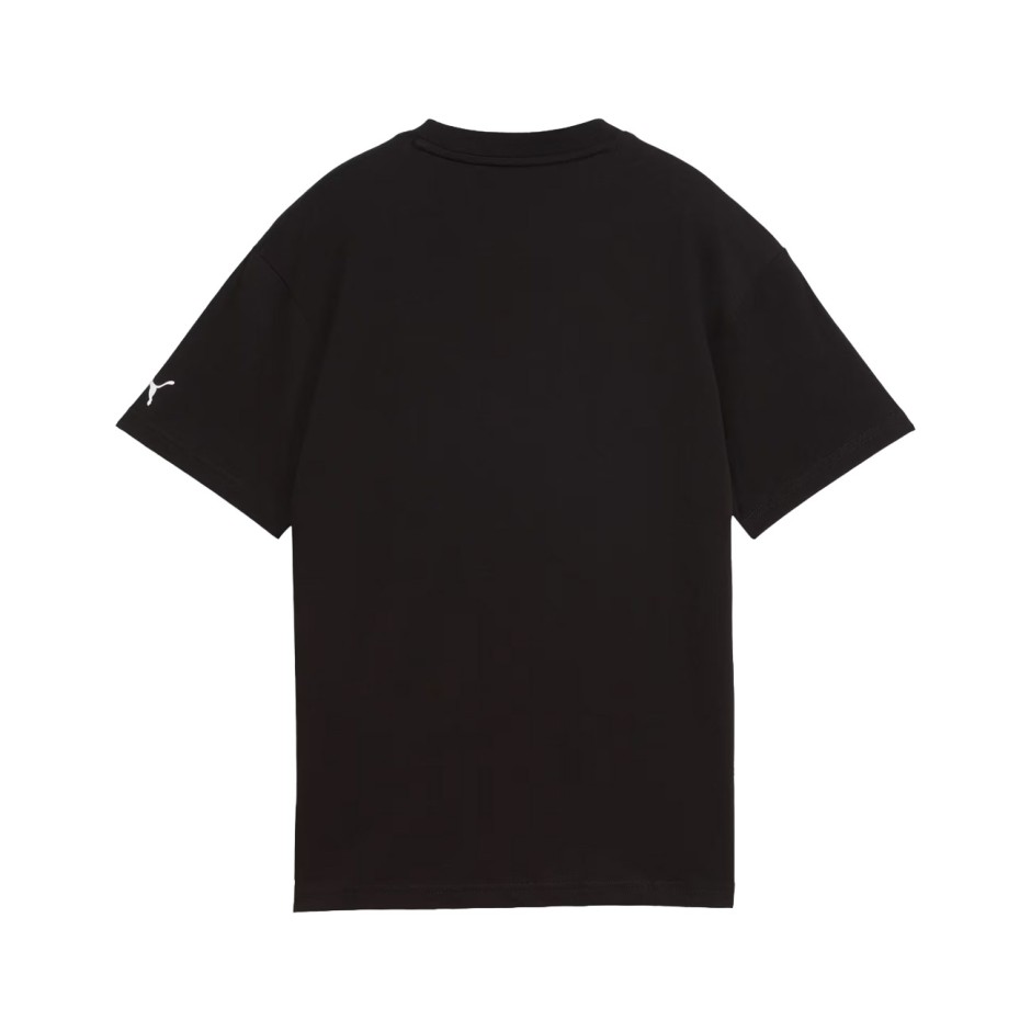 Kids' T-Shirt Black - PUMA Flagrant Foul Relaxed Basketball Player