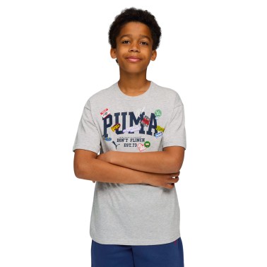 PUMA BASKETBALL HOOPERHOTLINE TEE B 688979-04 Grey
