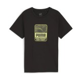 PUMA ACTIVE SPORTS GRAPHIC TEE B 679206-01 Black Image 