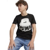 PUMA ESS+ MID 90S GRAPHIC TEE B 679720-01 Black Image 
