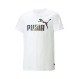 PUMA ESSENTIALS+ LOVE IS LOVE TEE B Λευκό Εικόνα 