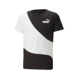 PUMA POWER CAT TEE B 674231-01 White-Black Image 