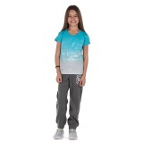 BODY ACTION GIRLS' T-SHIRT 052701-01-04F Petrol Image 2