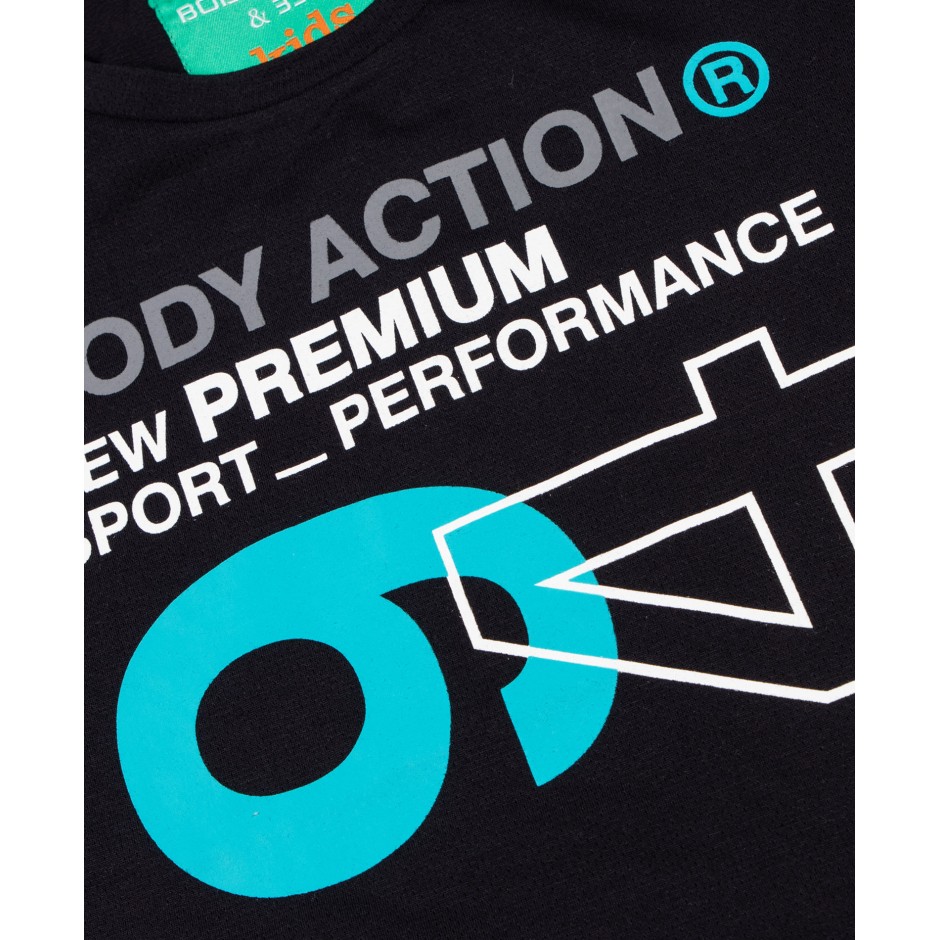 ΠΑΙΔΙΚΟ T-SHIRT BODY ACTION 054003-01-01 Μαύρο
