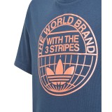 adidas Originals GRAPHIC PRINT T-SHIRT GN4127 Blue Image 1