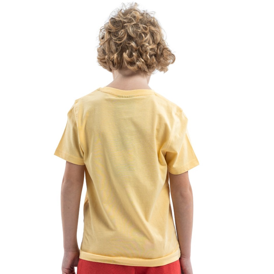 Παιδική Κοντομάνικη Μπλούζα Κίτρινη - District75 