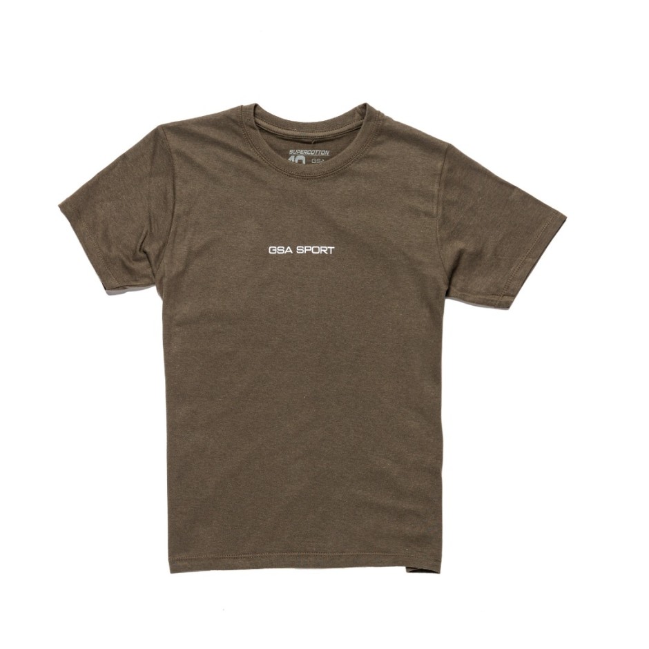 GSA SPORT LOGO T-SHIRT 28-3401-33. KHAKI Κhaki