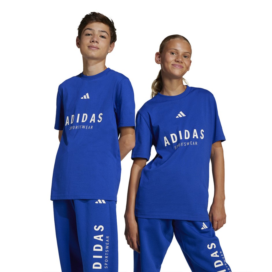 Παιδική Κοντομάνικη Μπλούζα Ρουά - adidas Sportswear ALL SZN Graphic