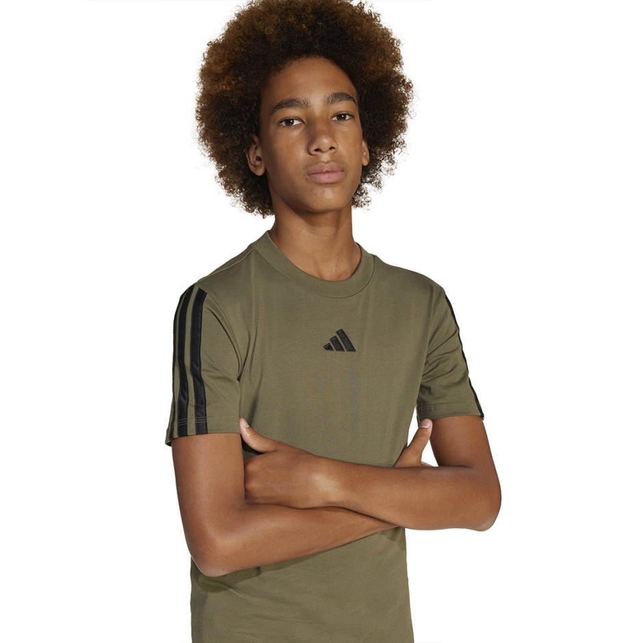 Παιδική Κοντομάνικη Μπλούζα Λαδί - adidas Sportswear Essentials