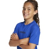 adidas sportswear J LIN TEE 160 JC9749 Royal Blue Image 1