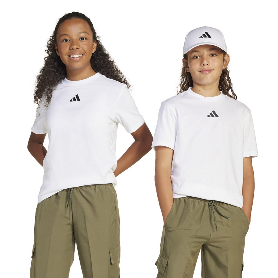 Παιδική Κοντομάνικη Μπλούζα Λευκή - adidas Sportswear Essentials