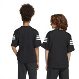 adidas sportswear J FI 3S T JN8092 Black Image 3