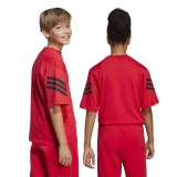 adidas sportswear J FI 3S T JN8091 Red Image 3