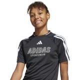 adidas sportswear J HOT TEE JI6178 Black Image 1