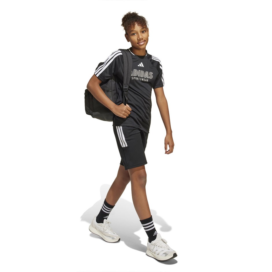 Παιδική Κοντομάνικη Μπλούζα Μαύρη - adidas Sportswear House Of Tiro