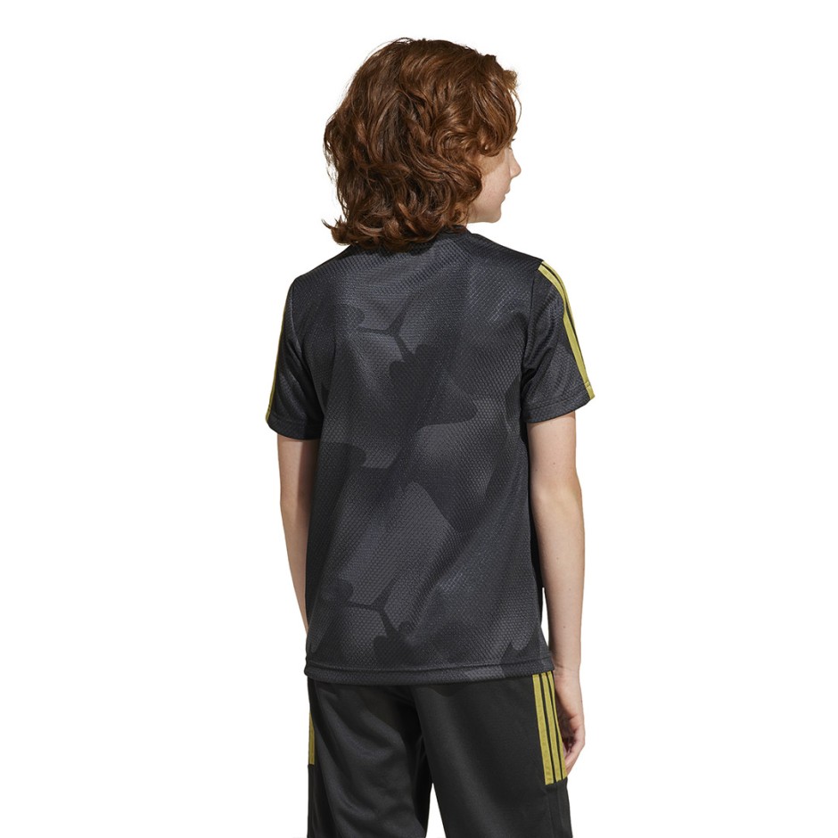 Παιδική Κοντομάνικη Μπλούζα Μαύρη - adidas Sportswear House Of Tiro Colors