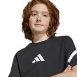 adidas sportswear J ZNE TEE JD0017 Black Image 1