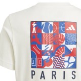 Παιδική Κοντομάνικη Μπλούζα Λευκή - adidas Sportswear Graphic Εικόνα 2