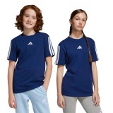 Παιδική Κοντομάνικη Μπλούζα Μπλε - adidas Sportswear Essentials Εικόνα 3