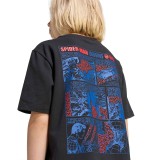 Kids' T-Shirt Black - adidas Sportswear Marvel Spider-Man Graphics Image 2