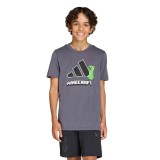 Παιδική Κοντομάνικη Μπλούζα Ανθρακί - adidas Sportswear Minecraft Training Εικόνα 