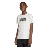 Kids' T-Shirt Ecru - adidas Sportswear Collegiate Graphic Image 