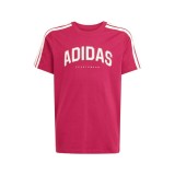 Παιδική Κοντομάνικη Μπλούζα Φούξια - adidas Sportswear Seasonals Codes Collegiate Graphic Εικόνα 
