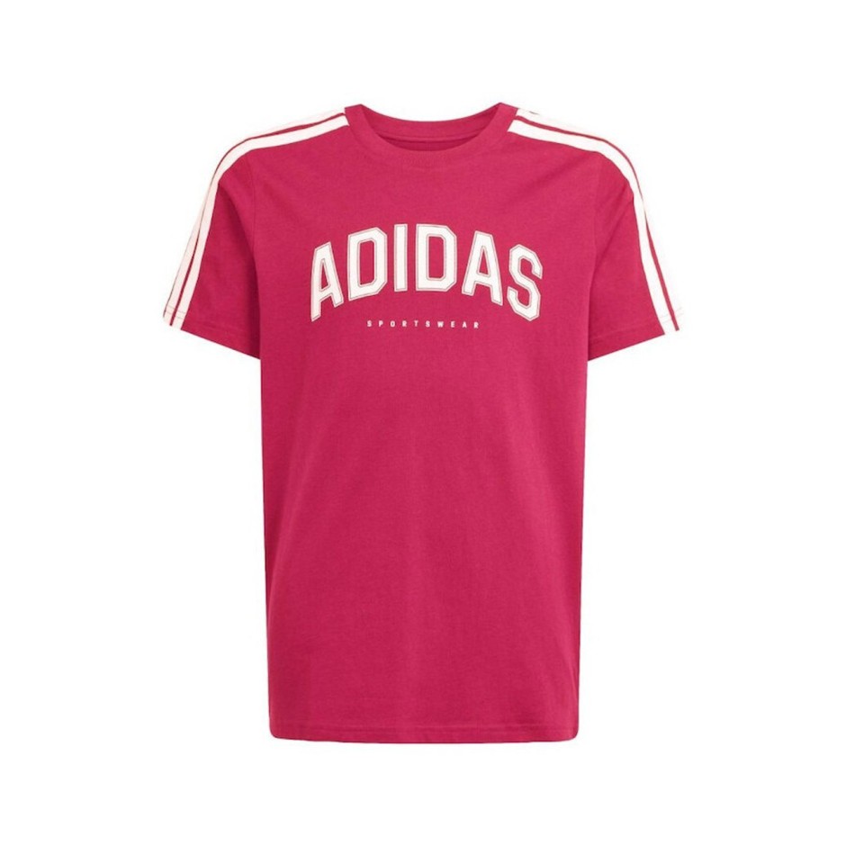 Παιδική Κοντομάνικη Μπλούζα Φούξια - adidas Sportswear Seasonals Codes Collegiate Graphic