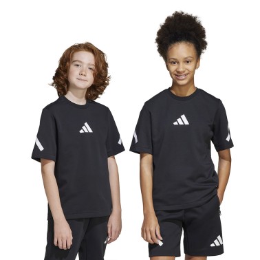 Παιδική Κοντομάνικη Μπλούζα Μαύρη - adidas Sportswear Z.N.E.