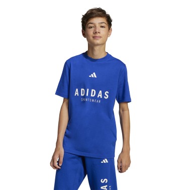 Παιδική Κοντομάνικη Μπλούζα Ρουά - adidas Sportswear ALL SZN Graphic