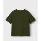 NAME IT NKMBRODY SS NREG TOP NOOS 13236526-RIFLE GREEN Κhaki Image 0