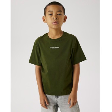 Παιδική Κοντομάνικη Μπλούζα Χακί - Name It Nkmbrody