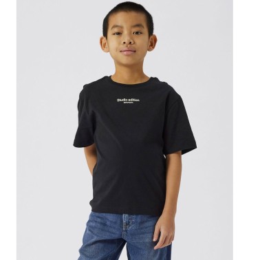 Παιδική Κοντομάνικη Μπλούζα Μαύρη - Name It Nkmbrody