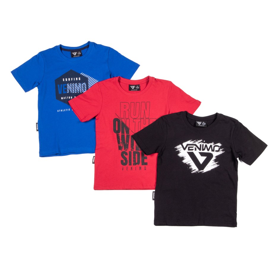 VENIMO 3-PACK 120KBSS-765 Red