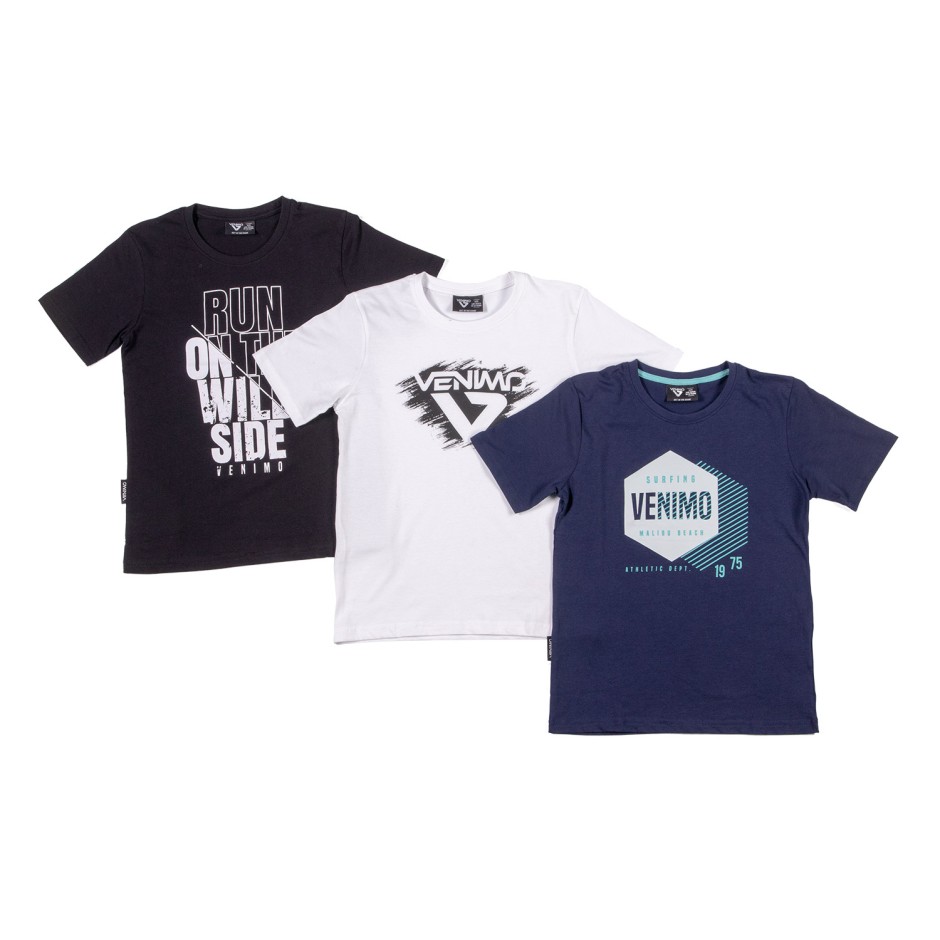 VENIMO 3-PACK 120KBSS-765 Black