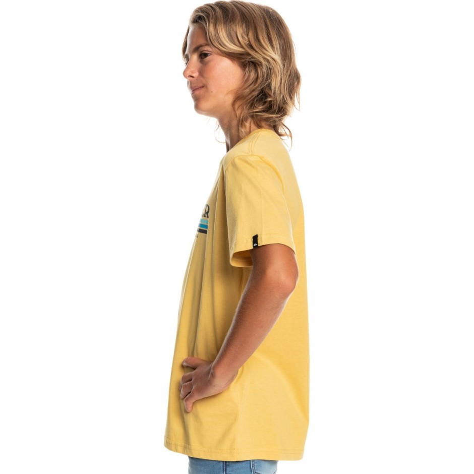 QUIKSILVER LINED UP SS YTH EQBZT04418-YHP0 Yellow